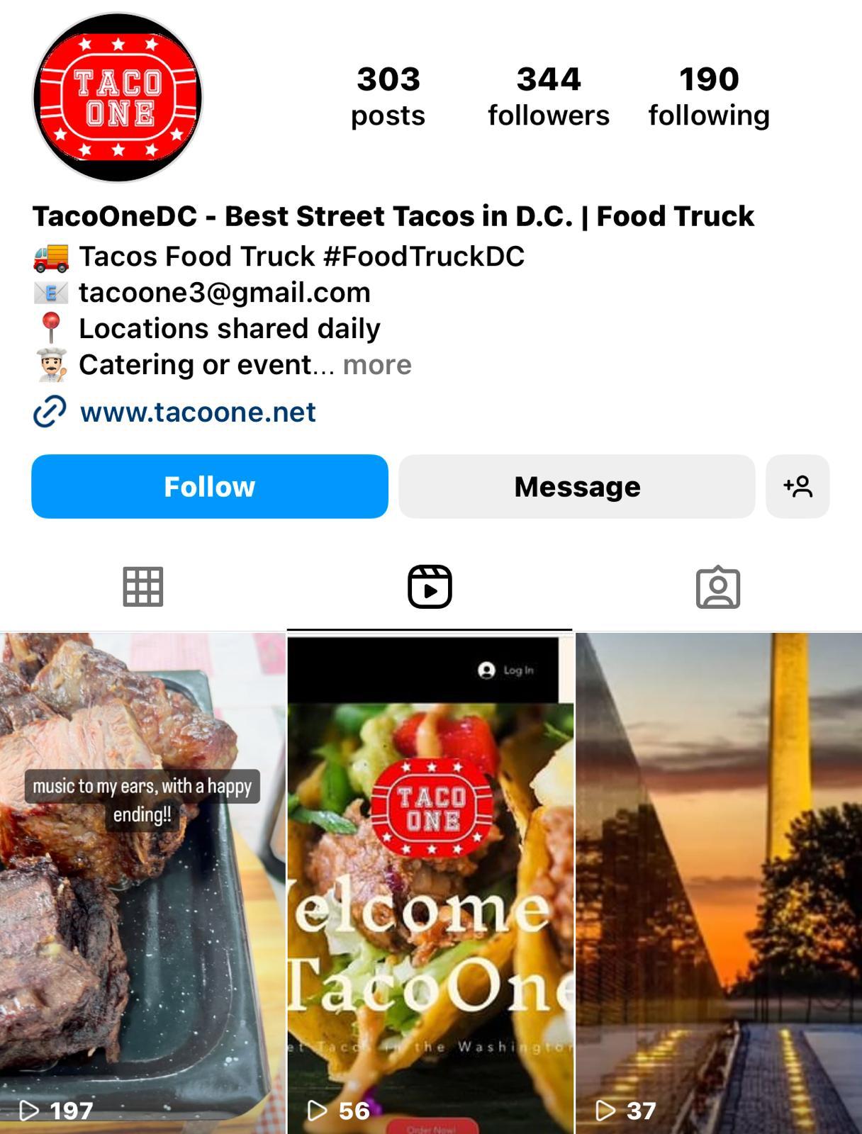 TacoOneDC Food Truck